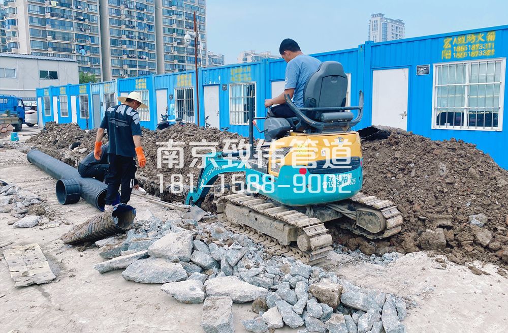 328天王开挖置换管道